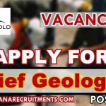 Apply for Chief Geologist Position at Anglogold AshantI